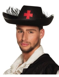 Cappello templare - di alta qualità, ideale per il carnevale, feste a tema ed eventi speciali.